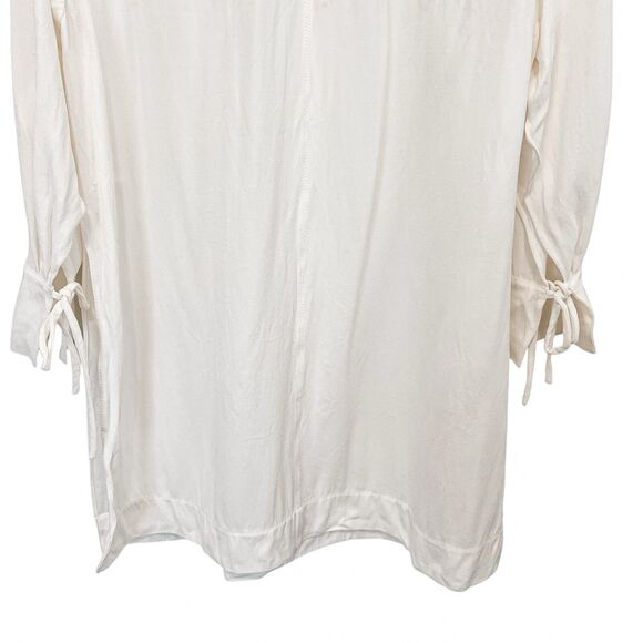 AGNONA Wool Blend Open Sides Tunic In Cream Size IT46 US10 - Picture 10 of 13